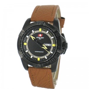 Swiss Army SA 5102M Black Brown Yellow